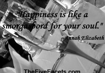 Chocolate is Salad, Happiness is a Smorgasbord